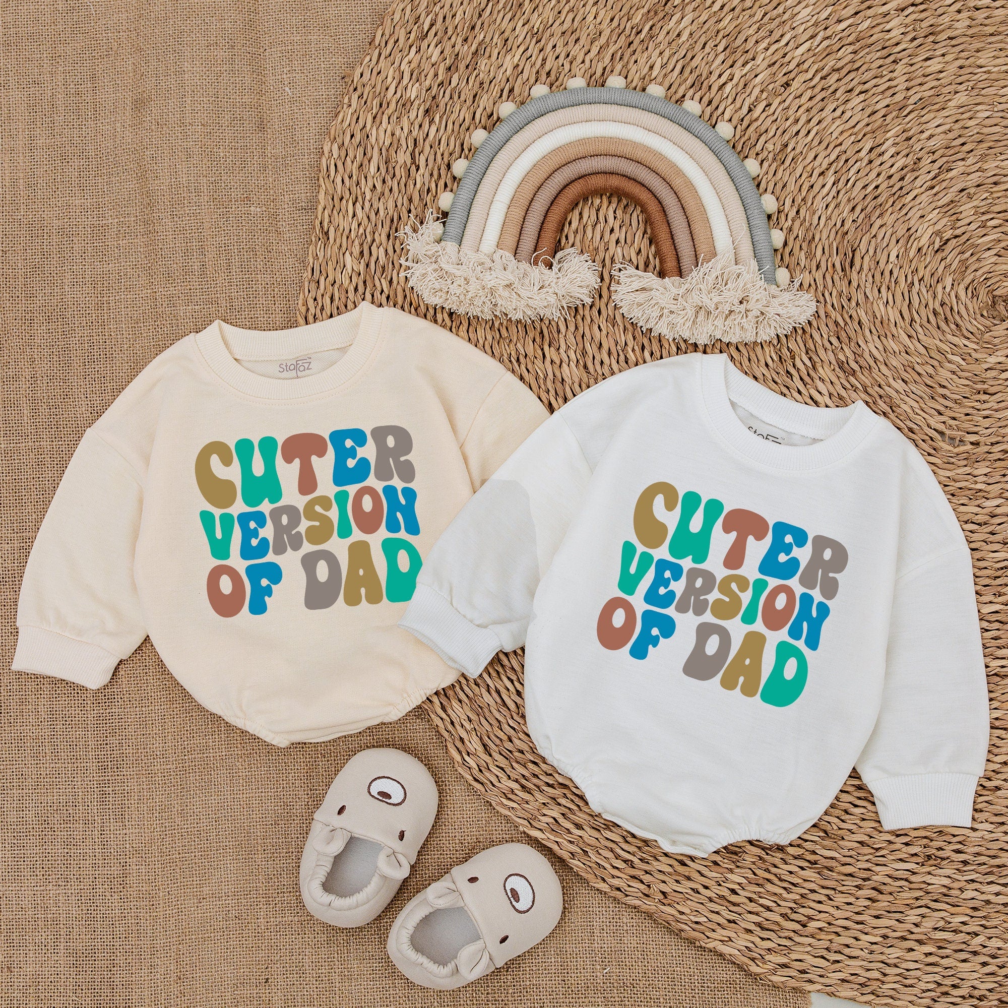 Cuter Version of Dad Baby Romper for Father's Day Fun