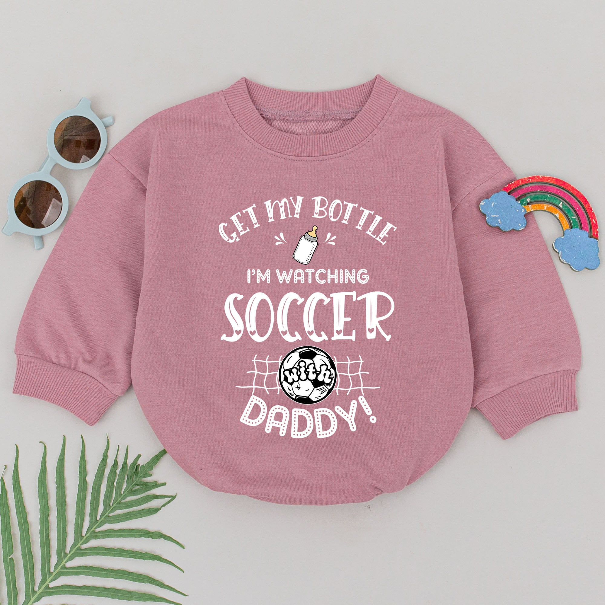 Get My Bottle Soccer Romper for Baby Boys - Father's Day Gift