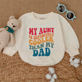 Retro 'Cool Aunt' Baby Bodysuit in Vibrant Colors