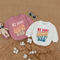 Retro 'Cool Aunt' Baby Bodysuit in Vibrant Colors