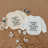 Sometimes I Puke Romper Baby Bodysuit Retro Vintage Humor Outfit Soft Cotton Infant Gift for Auntie's Bestie Party or Casual Wear
