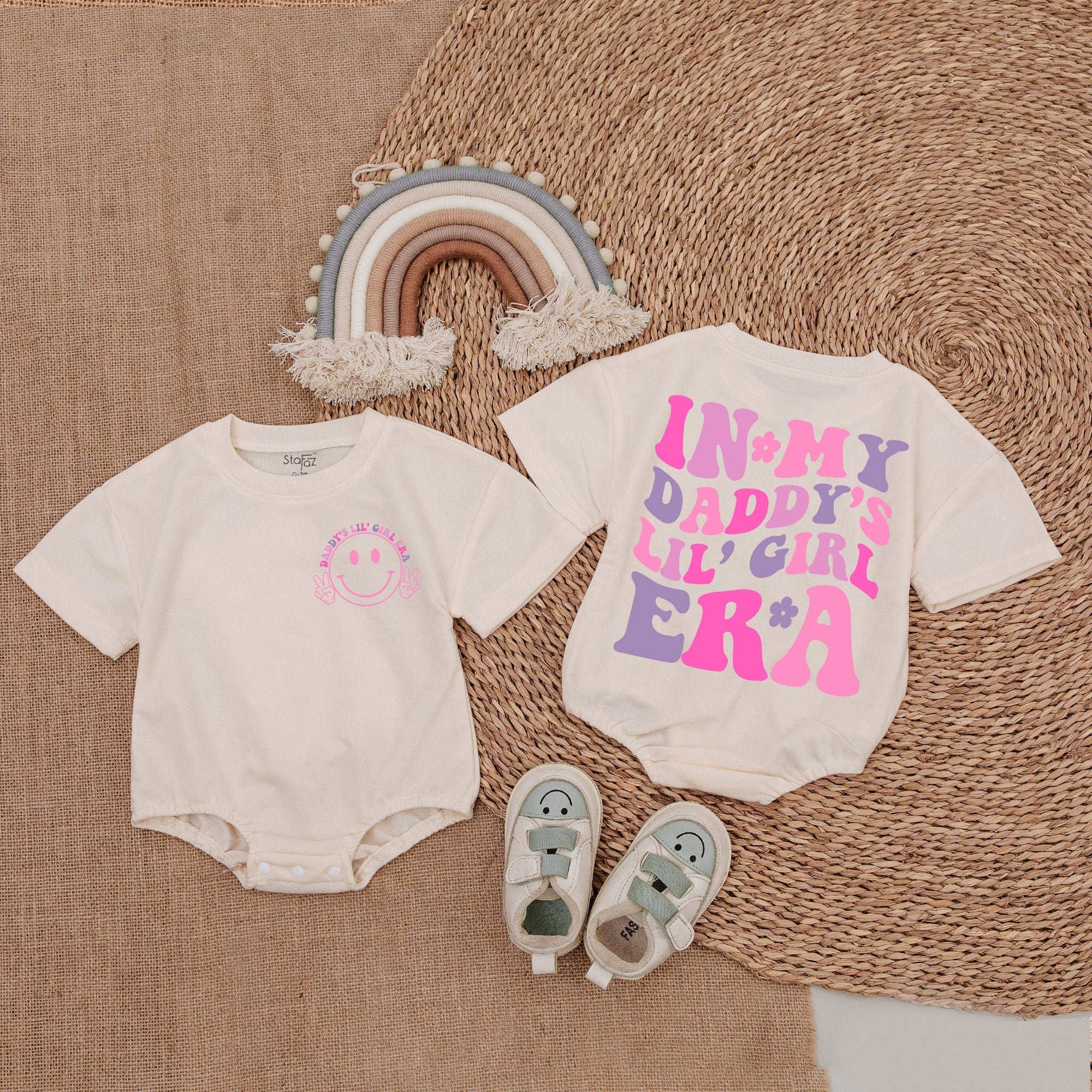Daddy's Little Girl Era Romper for Baby Girls