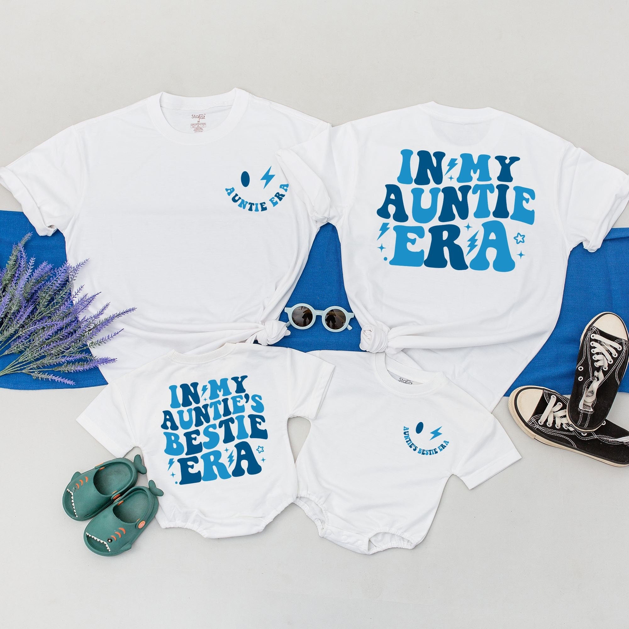 Custom Aunt & Nephew Twinning Shirts - Personalized Family Matching