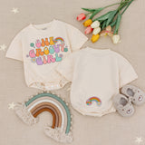 One Groovy Girl Retro Romper for First Birthday Fun
