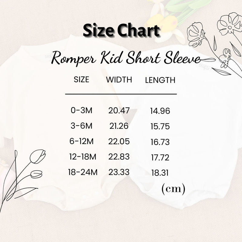 Custom Baby Romper Bold Text Personalized Design Birthday Outfit Soft Spring Cotton Unisex Infant Clothes Gift Idea