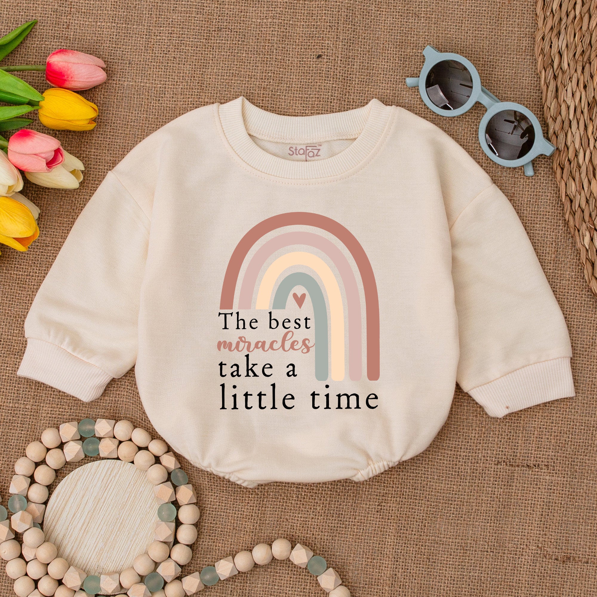 Miracle Baby Romper - Hopeful Gift for IVF & Rainbow Babies