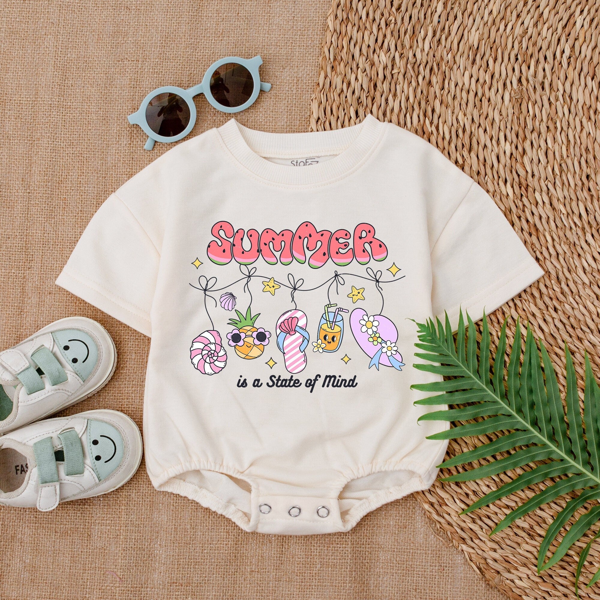 Summer Baby Girl Romper with Pink Flamingo and Sunglasses Design Fun Baby Shower Gift Vibrant Cotton Outfit for Infant Girls 0-12 Months
