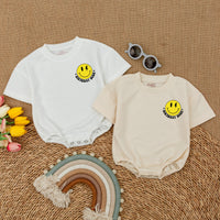 One Happy Dude Birthday Romper - Limited Edition Smiley Bodysuit