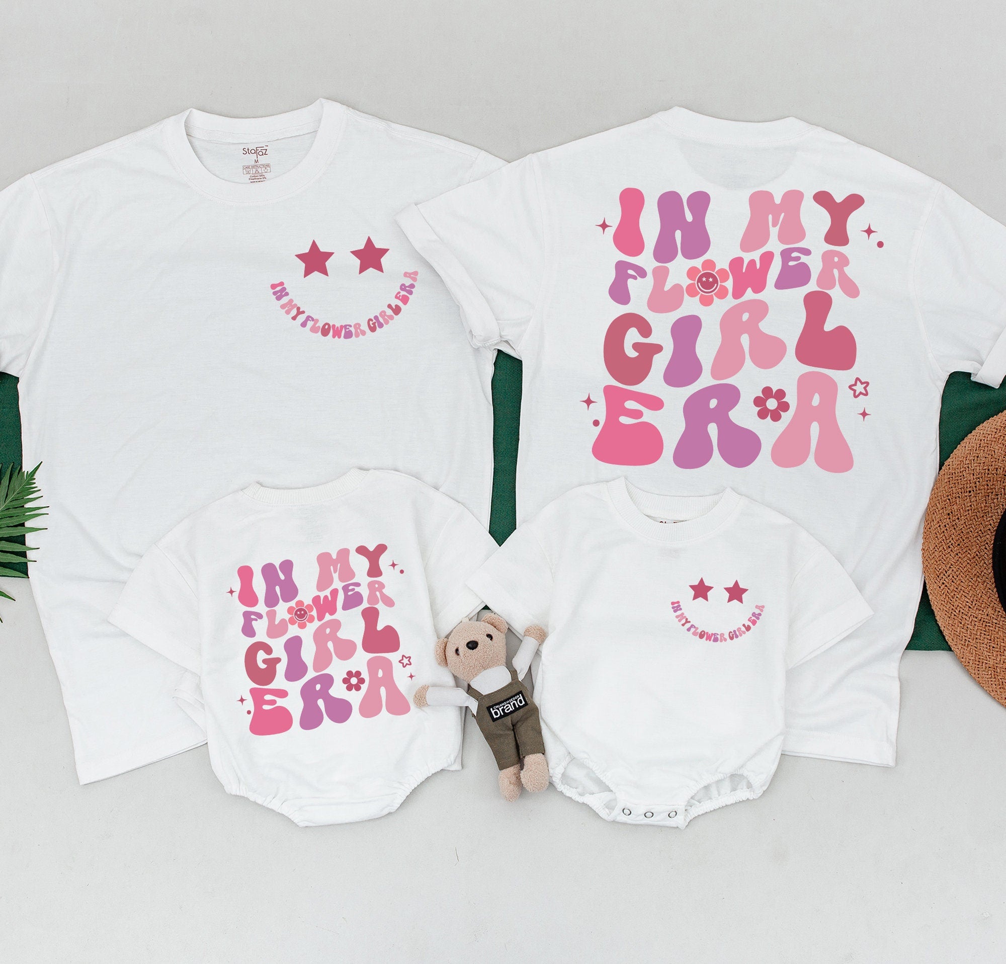 Retro Flower Girl Era Shirt with Whimsical Floral Design