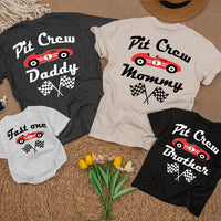 Fast One Family Birthday Shirt Personalized Race Car Theme Outfit for 1st Birthday Boy with Mommy and Me Matching Tee Set