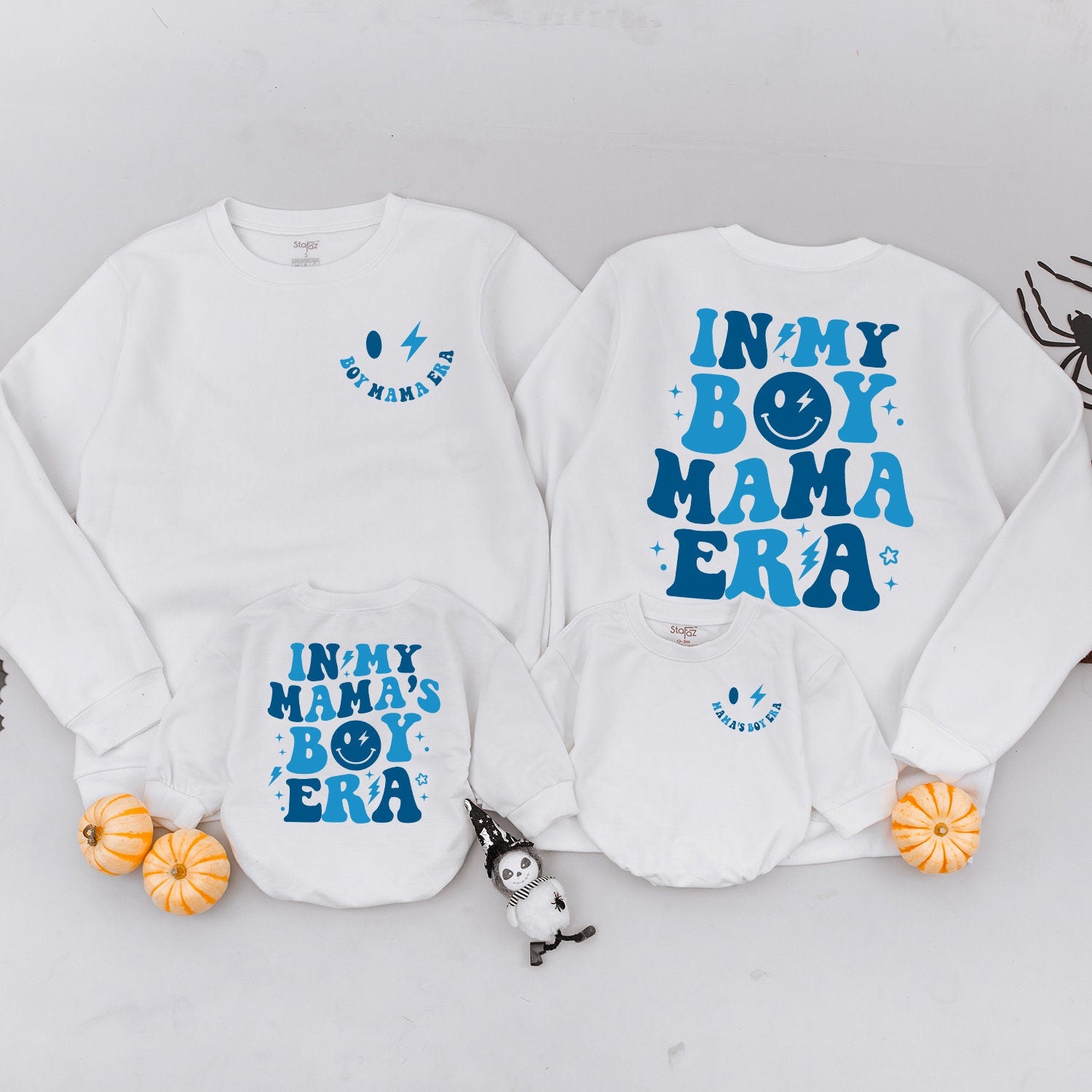 Custom Family Matching Outfits with Personalized Text for Boy Mamas