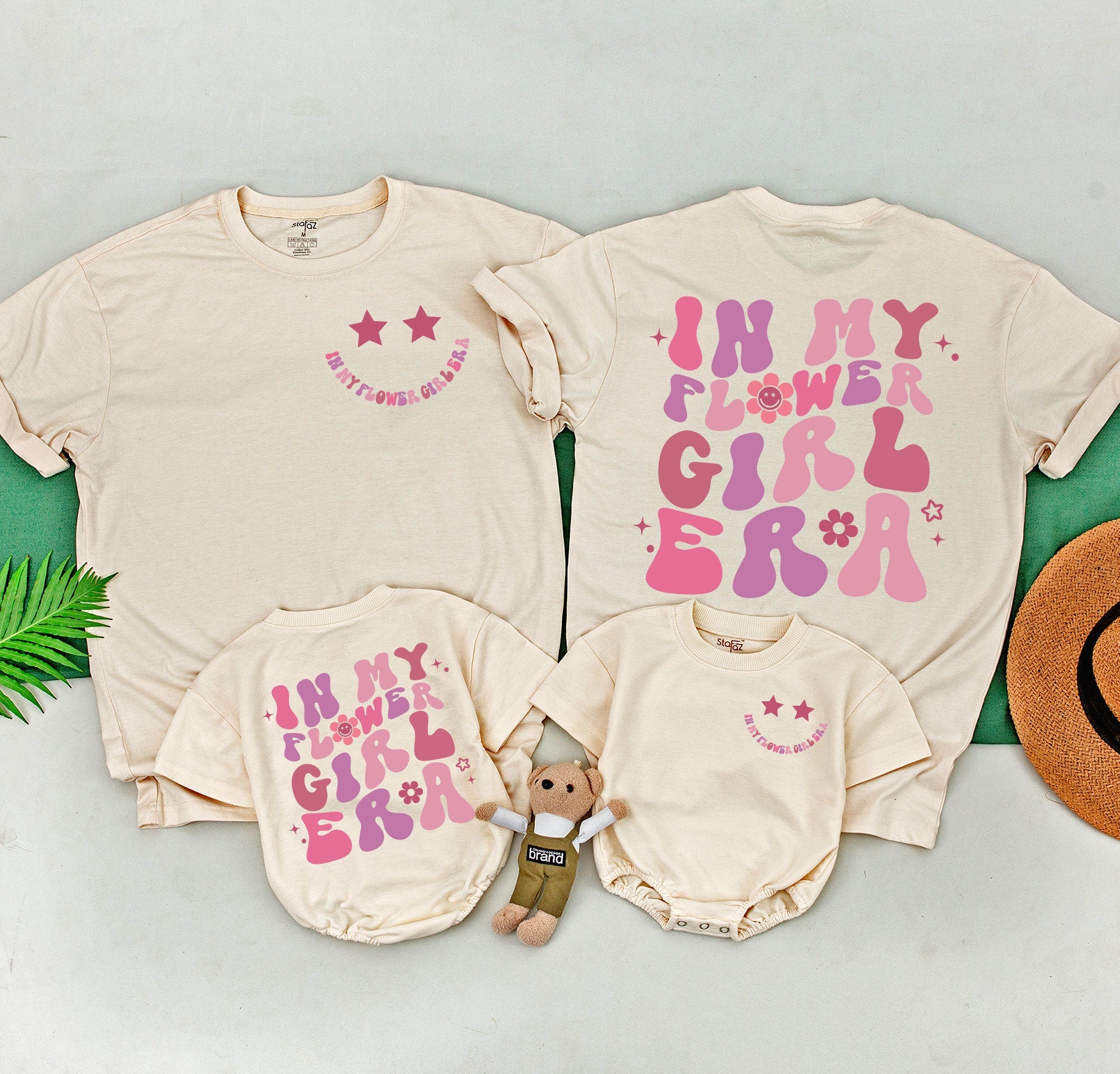 Retro Flower Girl Era Shirt with Whimsical Floral Design
