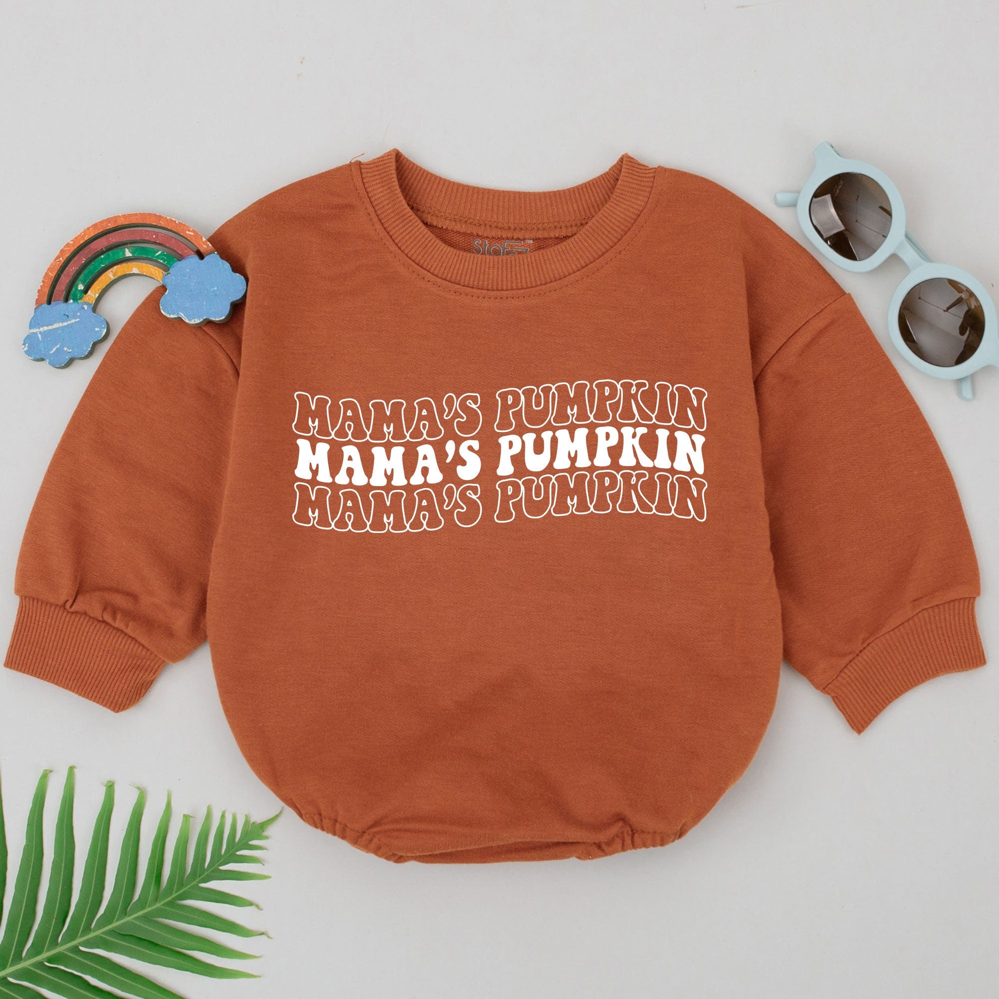 Mama's Pumpkin Baby Romper Playful Fall Outfit for Girls First Halloween Thanksgiving Gift Newborn Comfort Soft Cotton Autumn Design