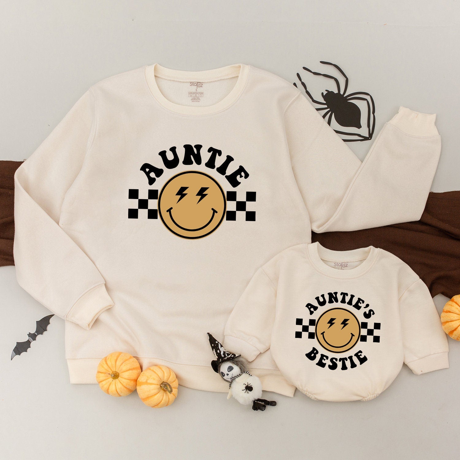 Customizable Family Matching Sweatshirts with Personalized Text