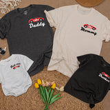 Fast One Family Birthday Shirt Personalized Race Car Theme Outfit for 1st Birthday Boy with Mommy and Me Matching Tee Set