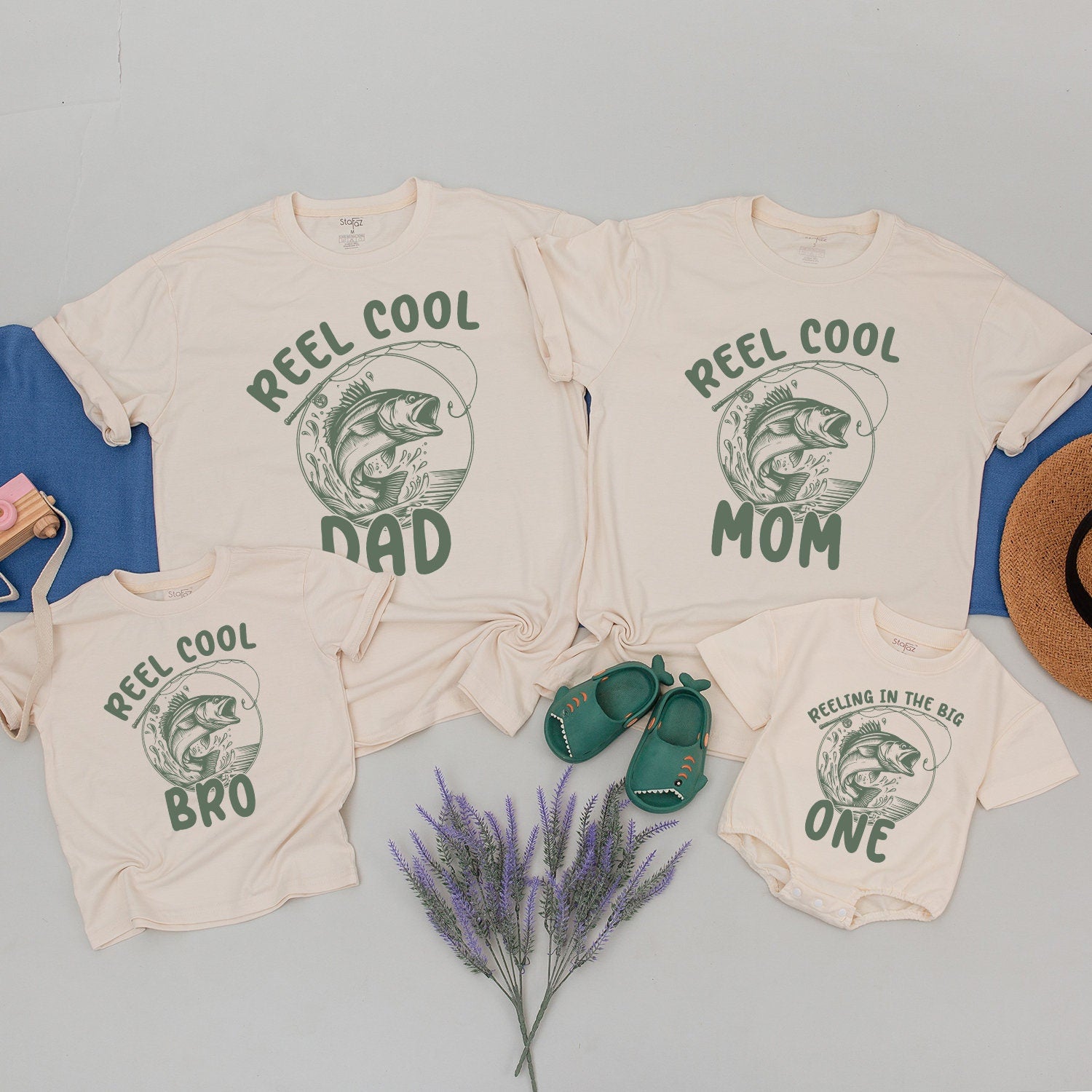 Personalized Family Matching Fishing Shirt with Custom Name