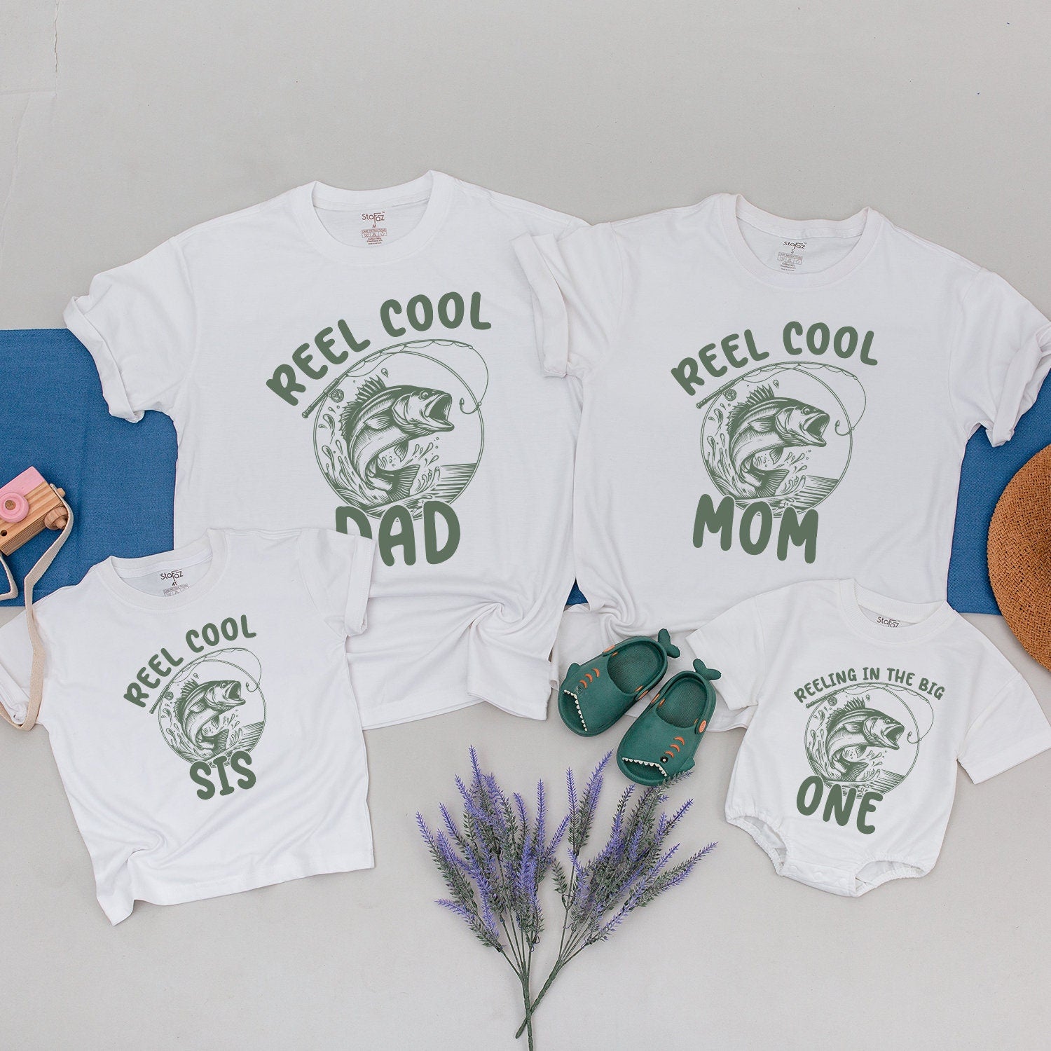Personalized Family Matching Fishing Shirt with Custom Name