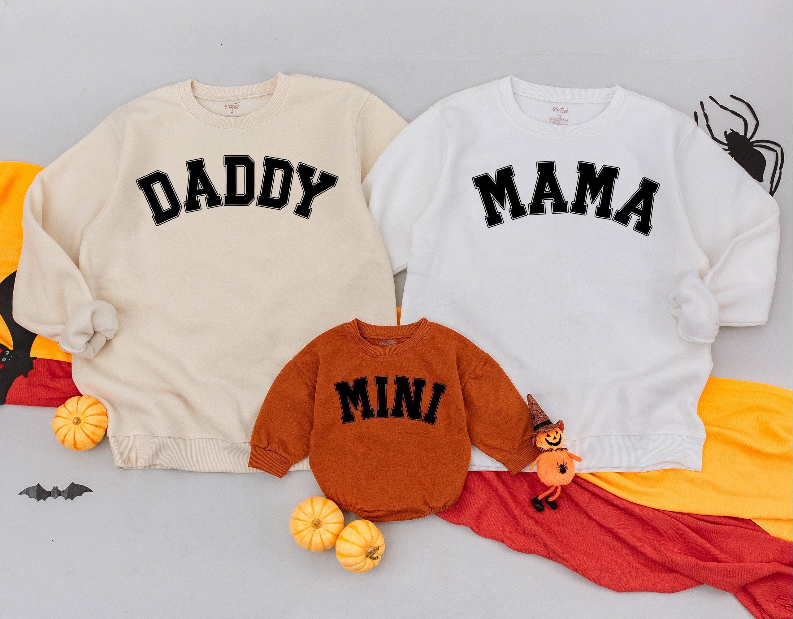 Cozy Family Matching Sweatshirts for Mama, Daddy & Mini