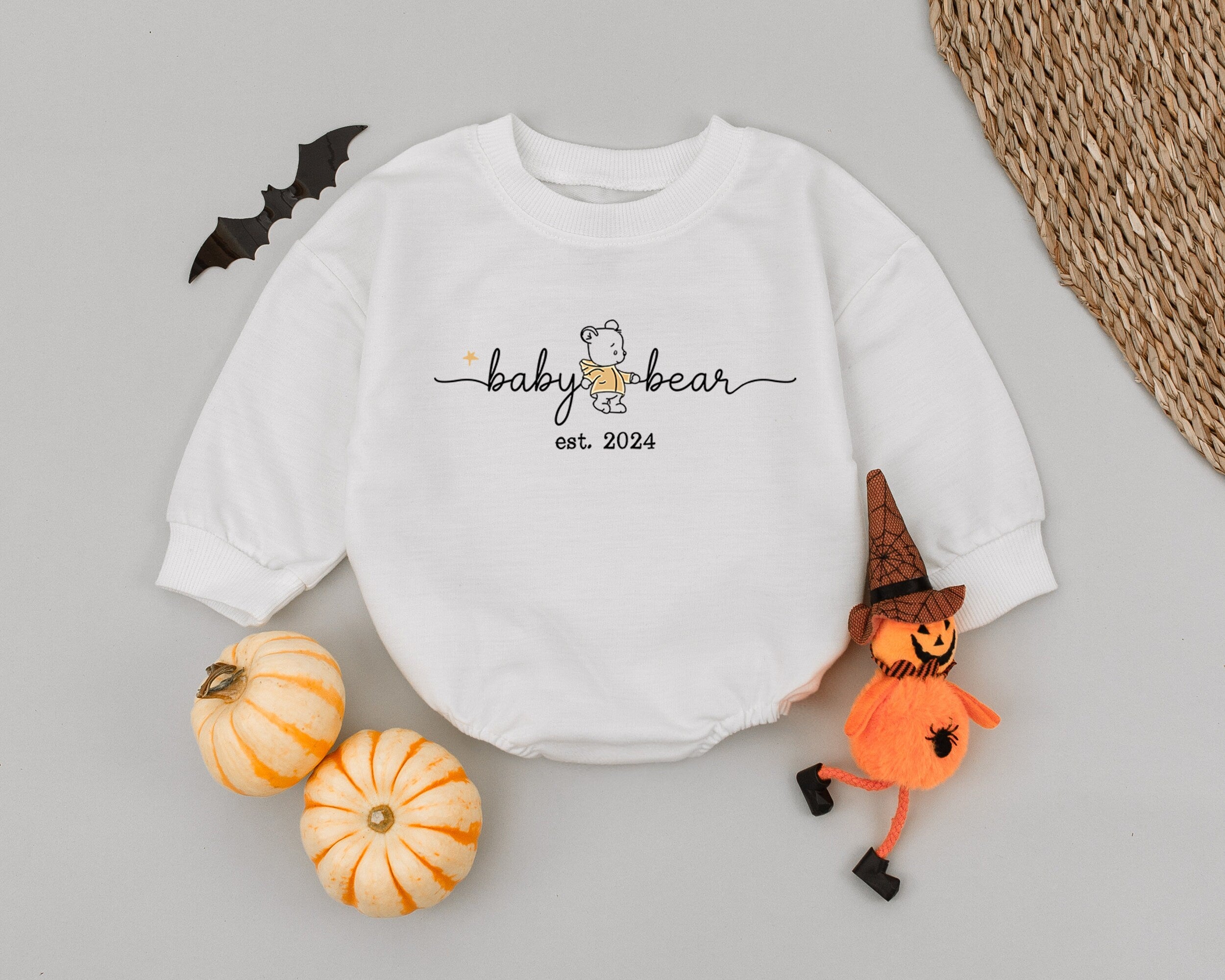Baby Bear First Birthday Romper for Boys and Girls