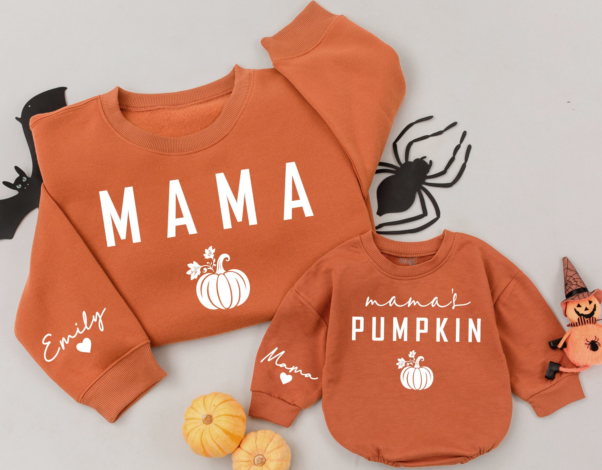 Cozy Mama & Little Pumpkin Fall Sweatshirts for Family Bonding