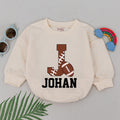 Personalized Baby Football Romper Johan Sporty Retro Gameday Outfit Soft Cotton Infant Boy Game Day Wear