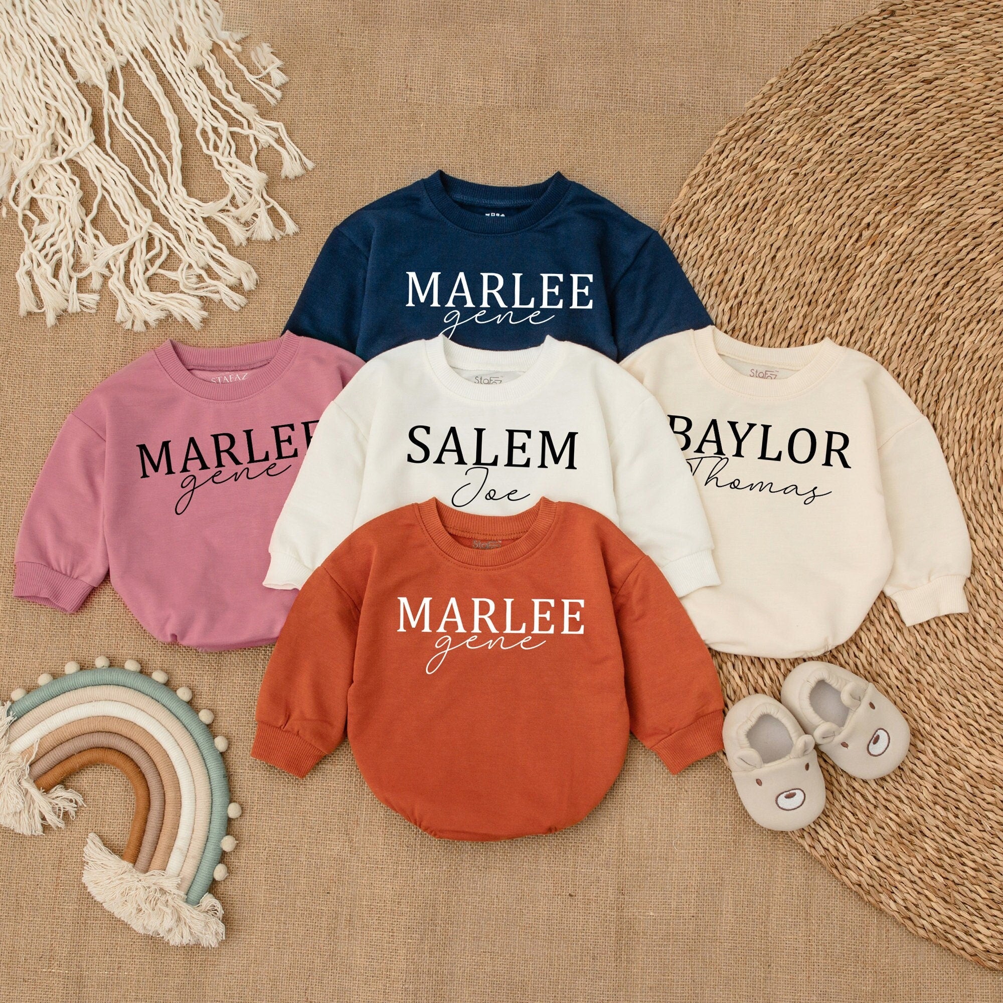 Custom Name Baby Romper - Personalized Gift with Name