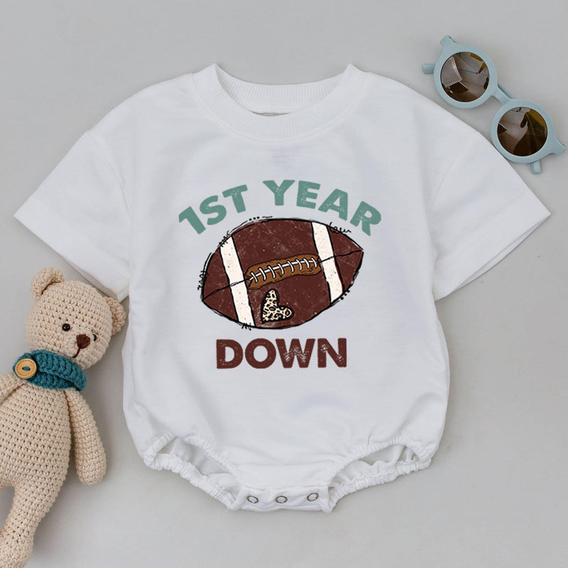 Football 1st Birthday Shirt, Matching Family Celebration Outfit