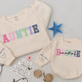 Personalized Auntie & Bestie Sweaters with Colorful Design