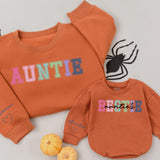 Personalized Auntie & Bestie Sweaters with Colorful Design