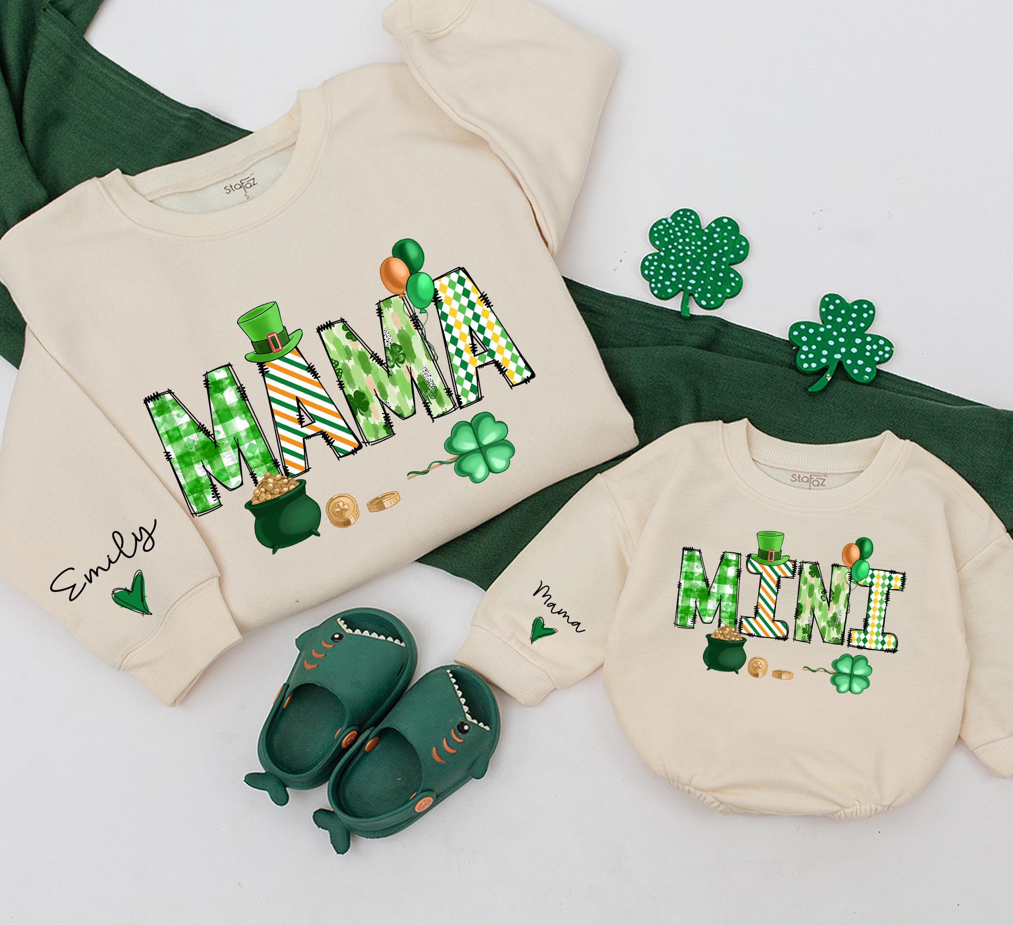 Personalized St. Patrick's Day Mama & Mini Sweatshirt