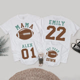 Football Themed 1st Birthday Family Matching Shirts