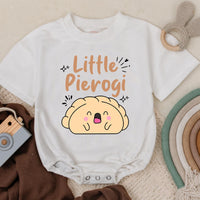 Little Pierogi Baby Romper Cute Cartoon Food Outfit Soft Cotton Infant Birthday Gift Adorable Pierogi Character Warm Playful Design
