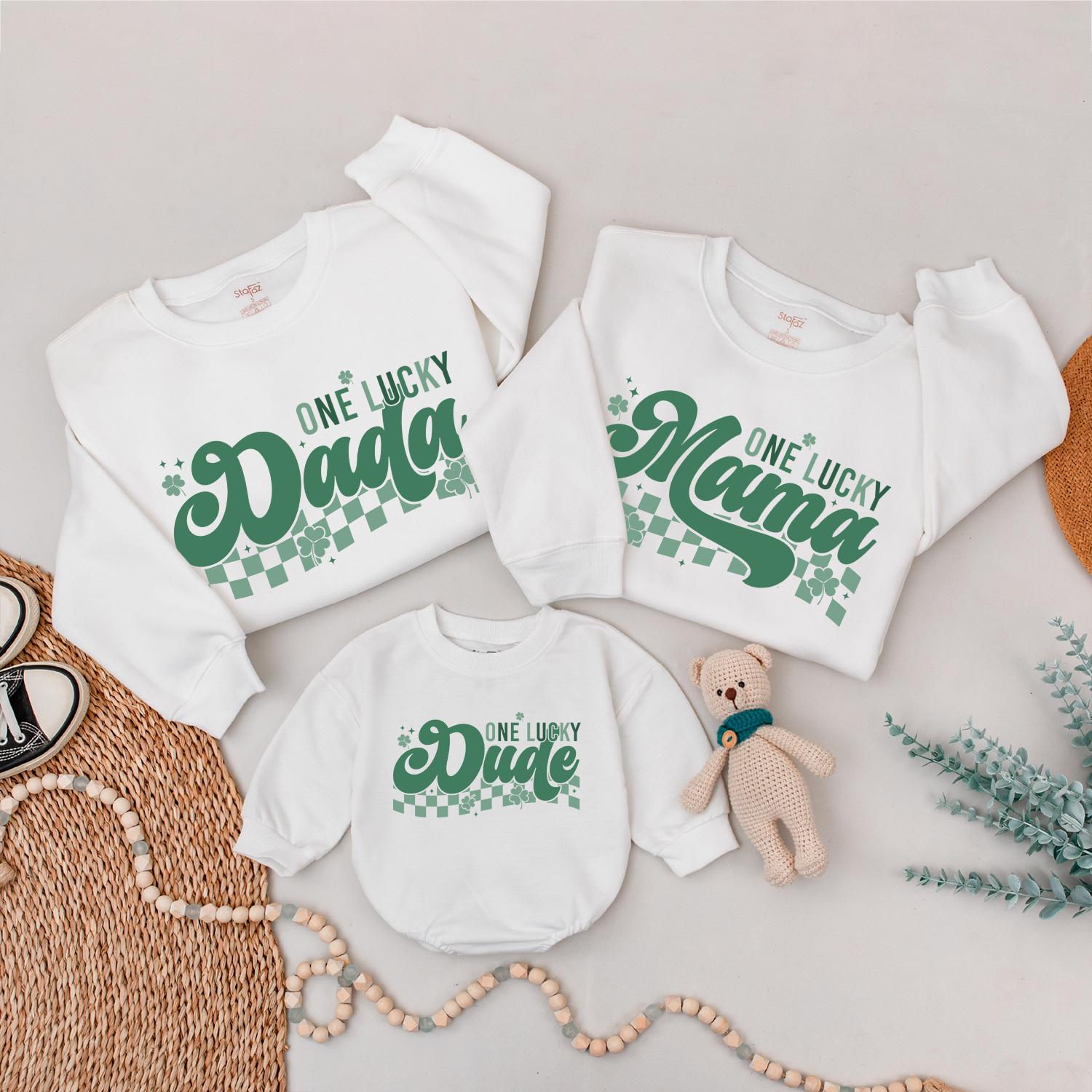 Custom Retro Family Matching St. Patrick's Outfits with Names