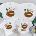 Personalized Football Family Shirts for 1st Birthday Celebration
