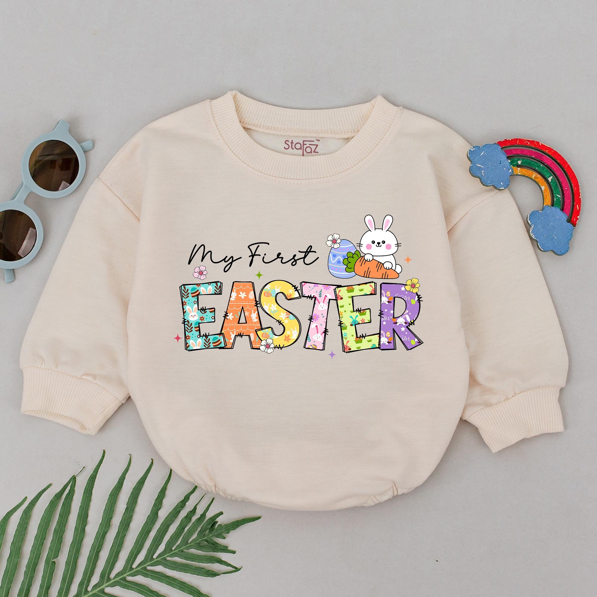 Retro Easter Romper - Perfect First Easter Baby Gift