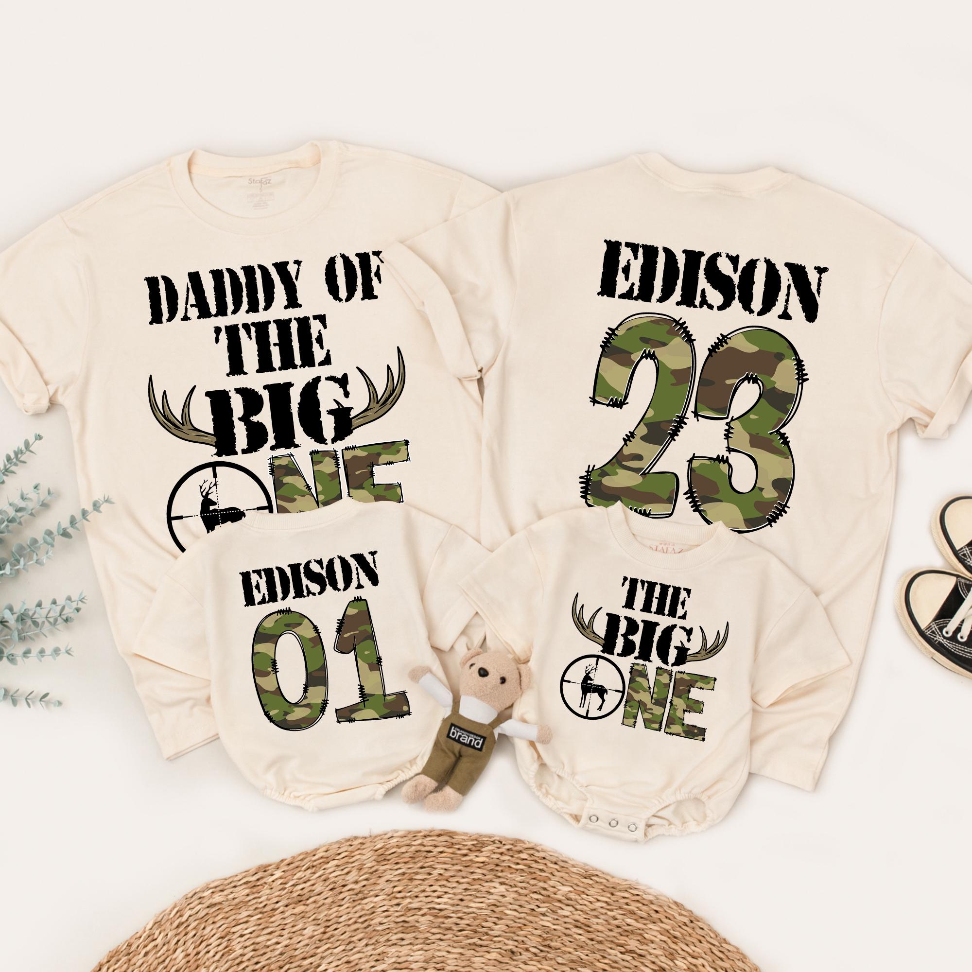 Personalized Deer Hunting Family Shirt for Boys Birthday