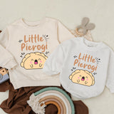 Little Pierogi Baby Romper Cute Cartoon Food Outfit Soft Cotton Infant Birthday Gift Adorable Pierogi Character Warm Playful Design