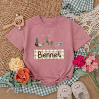 Custom Mallard Duck Baby Romper with Name - Personalized Gift