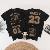 Retro Western Family Shirts with Cowboy Theme