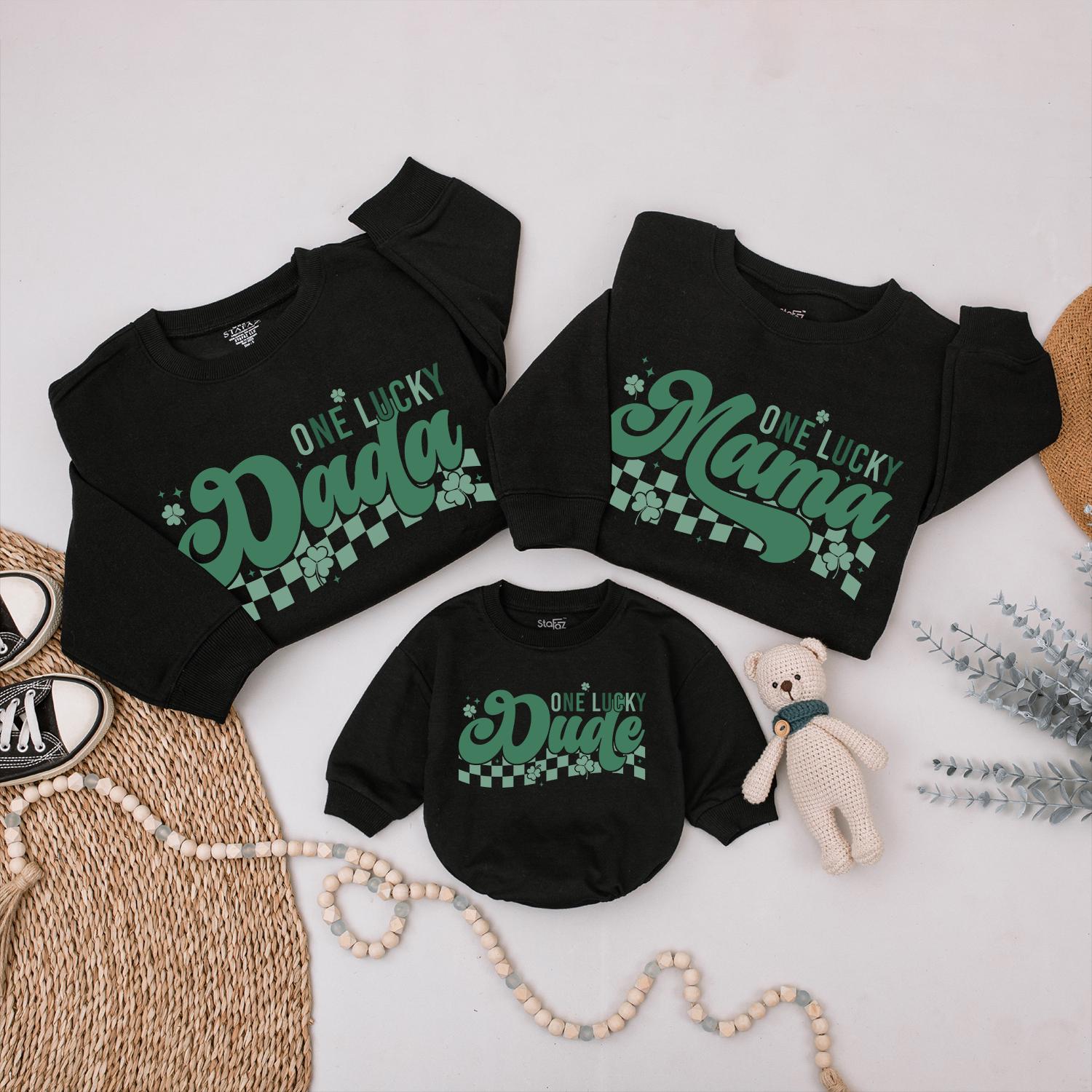 Custom Retro Family Matching St. Patrick's Outfits with Names