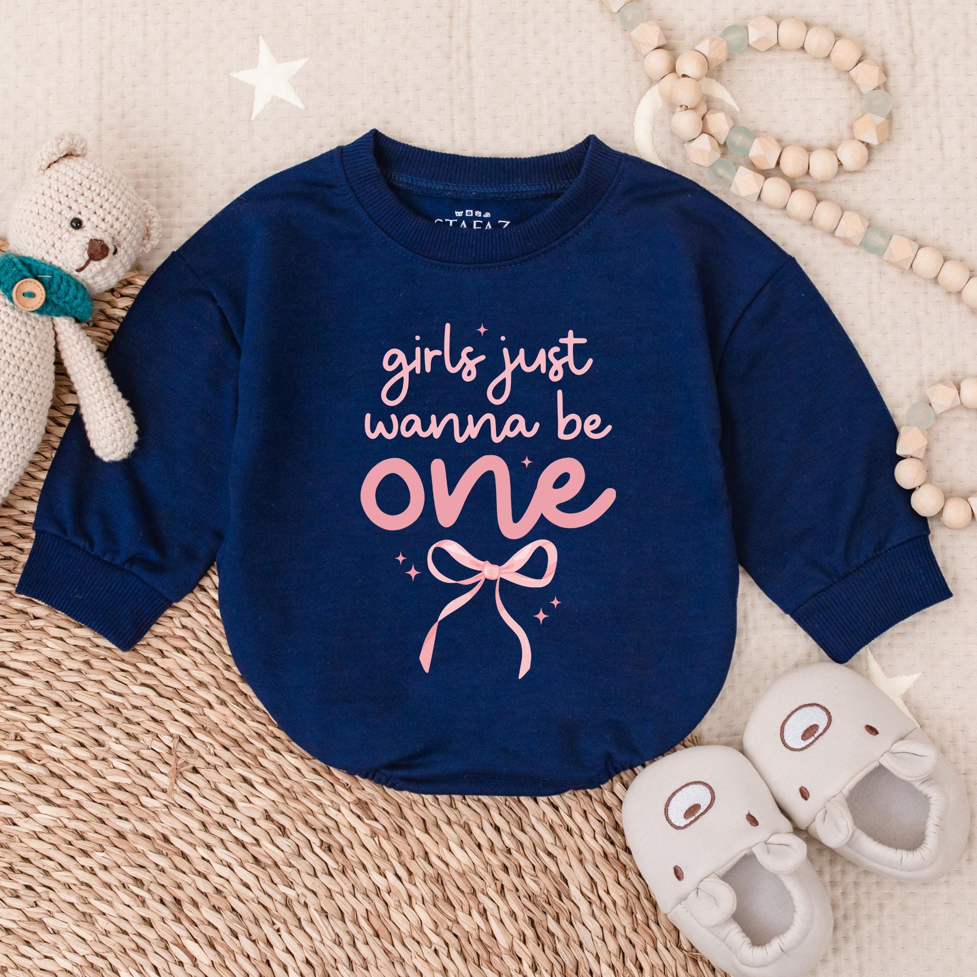 Pink Bow 1st Birthday Romper - Celebrate Her Big Day!