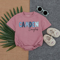 Custom Name Baby Romper with Personalized Text - Perfect Gift