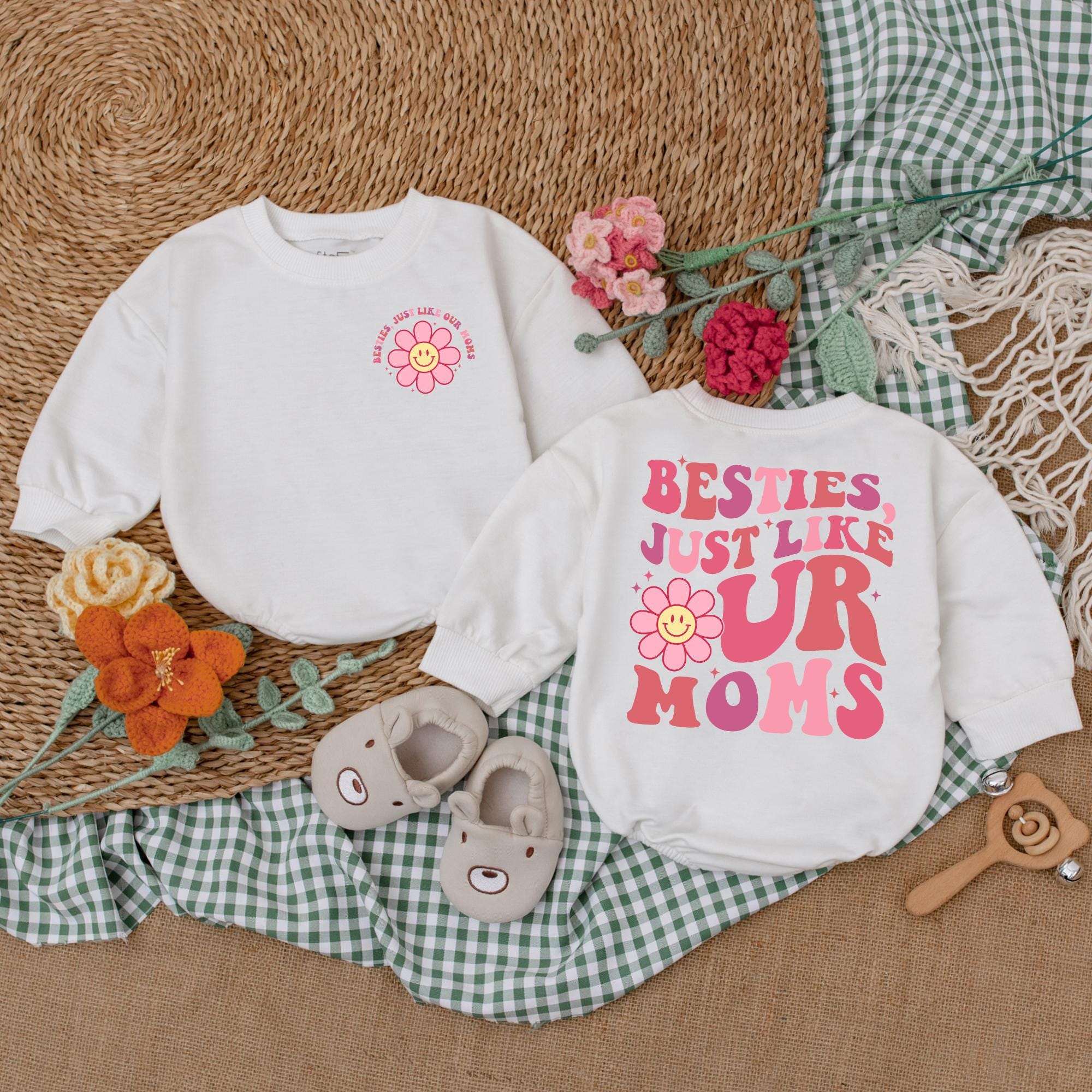 Besties Baby Romper - Cute, Playful, Perfect Gift