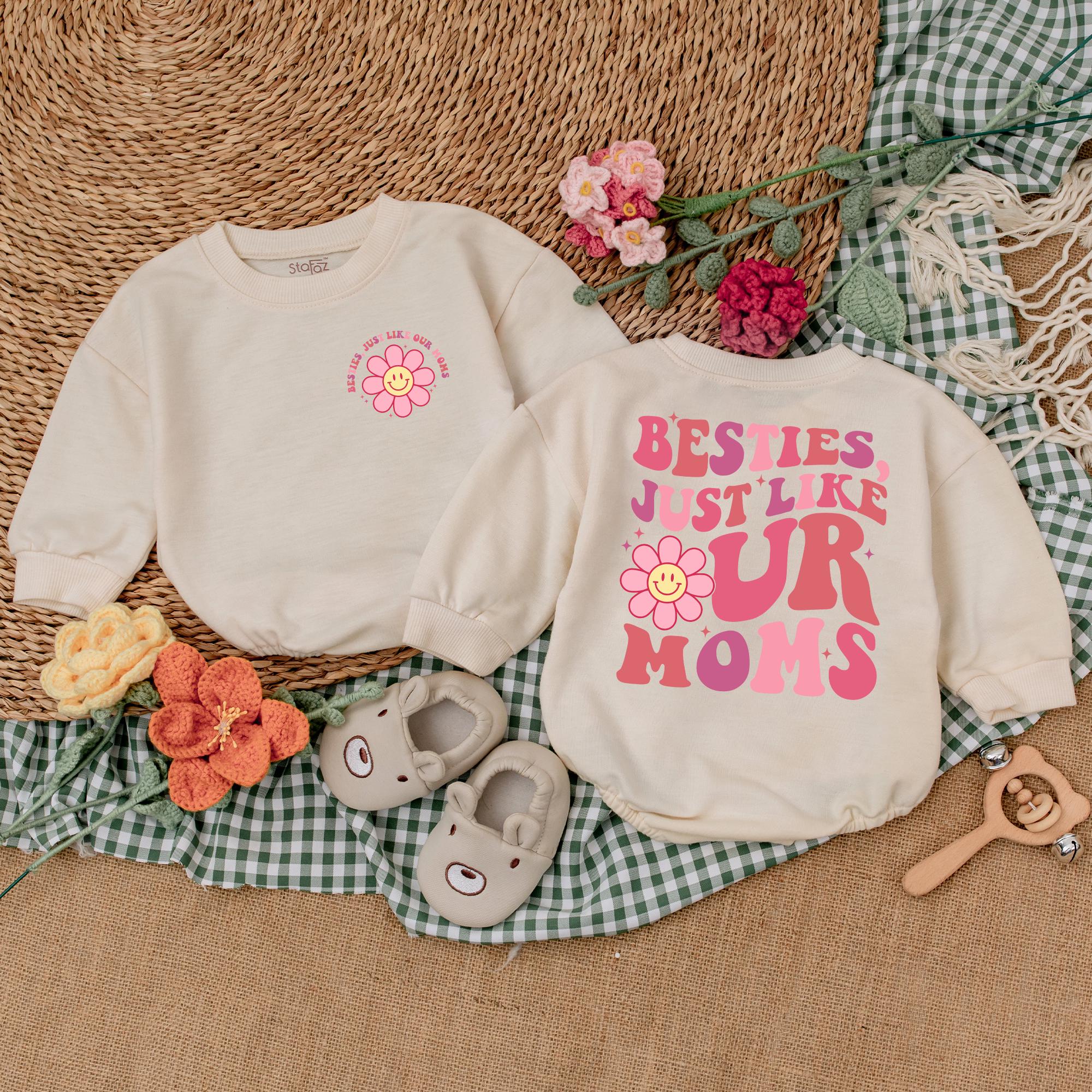 Besties Baby Romper - Cute, Playful, Perfect Gift