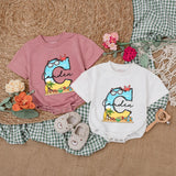 Personalized Beach Baby Romper with Vibrant 'C' Design Coastal Adventure Outfit Perfect Summer Vacation Gift Idea