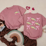 Personalized Bass Fish Romper with Pink Bow for Baby Girl's First Birthday Soft Cotton Summer Outfit Vibrant Green Yellow Design Gift
