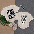 Custom Soccer Sister Era Romper for Kids - Personalized Name & Number, Soft Cotton Long Sleeve Outfit for Game Day or Birthday Gift