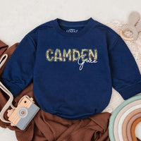 Personalized Camden Grace Baby Romper with Camo Pattern Outdoor Nature Summer Outfit for Infant Boy Duck Theme Cotton Comfortable Wear