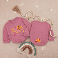I'll Just Have The Breast Thanksgiving Baby Romper with Cartoon Turkey Newborn Outfit My First Turkey Day Cute Fall Design