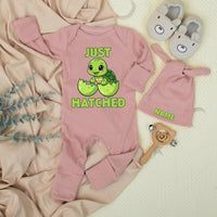 Just Hatched Baby Bodysuit Cute Turtle Newborn Outfit Custom Infant Romper Adorable Coming Home Gift Funny Baby Shower Personalized Clothes